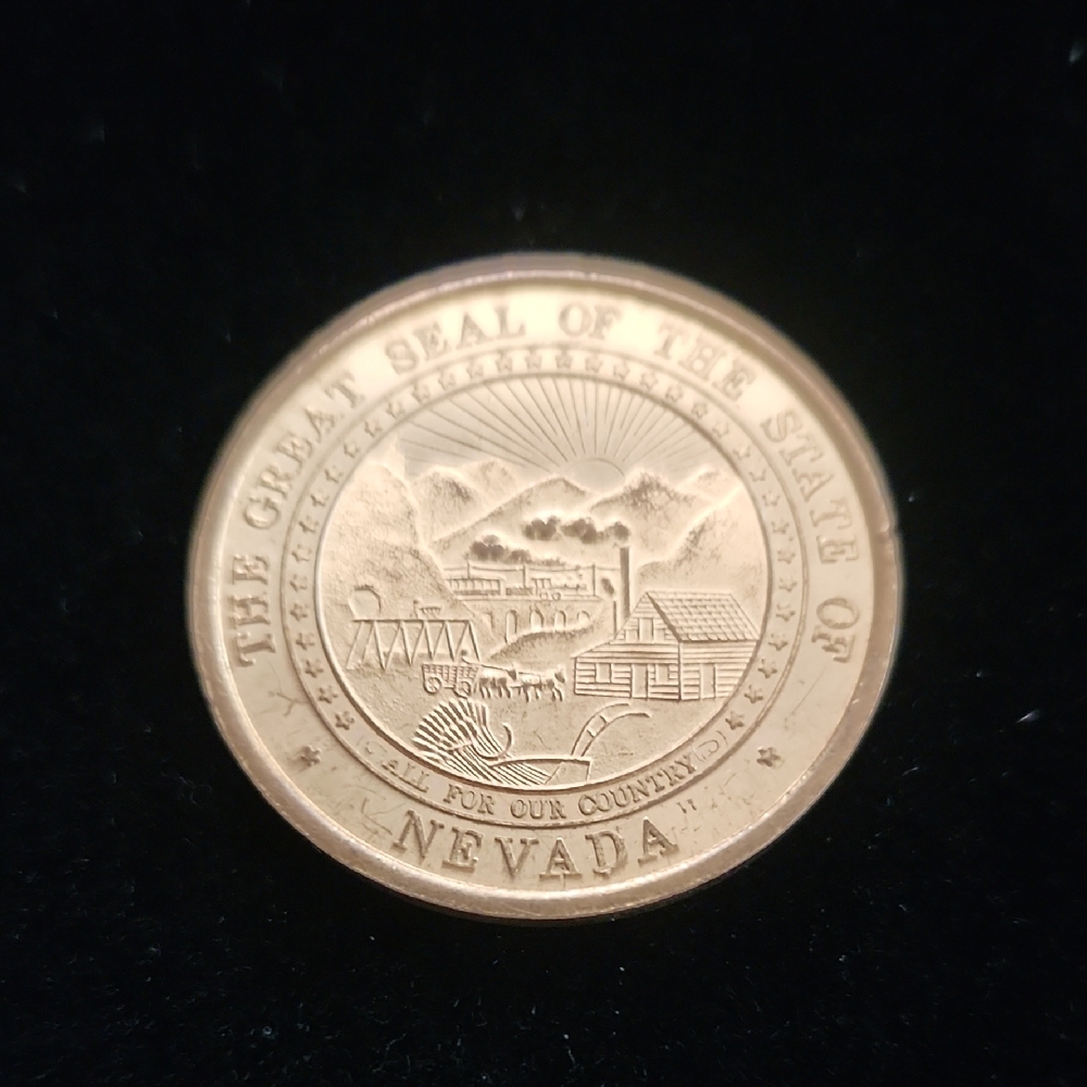 Nevada State Seal Coin Governor Mike O'callaghan Collectors